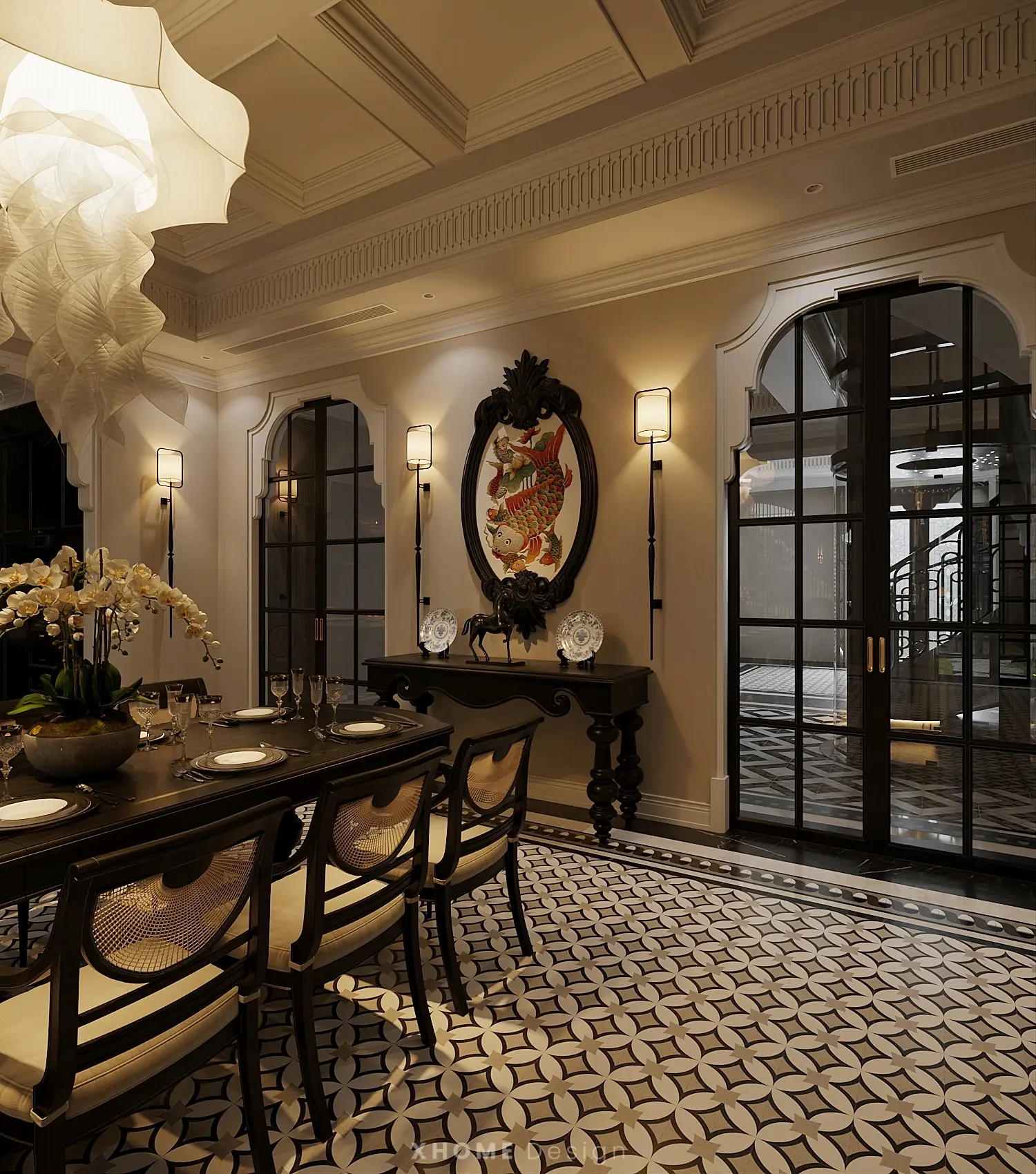 mau thiet ke noi that chung cu phong cach indochine tk17405 16