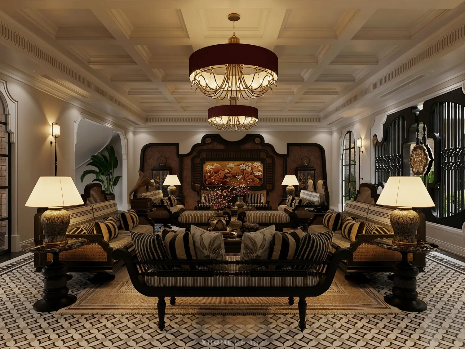 mau thiet ke noi that chung cu phong cach indochine tk17405 20