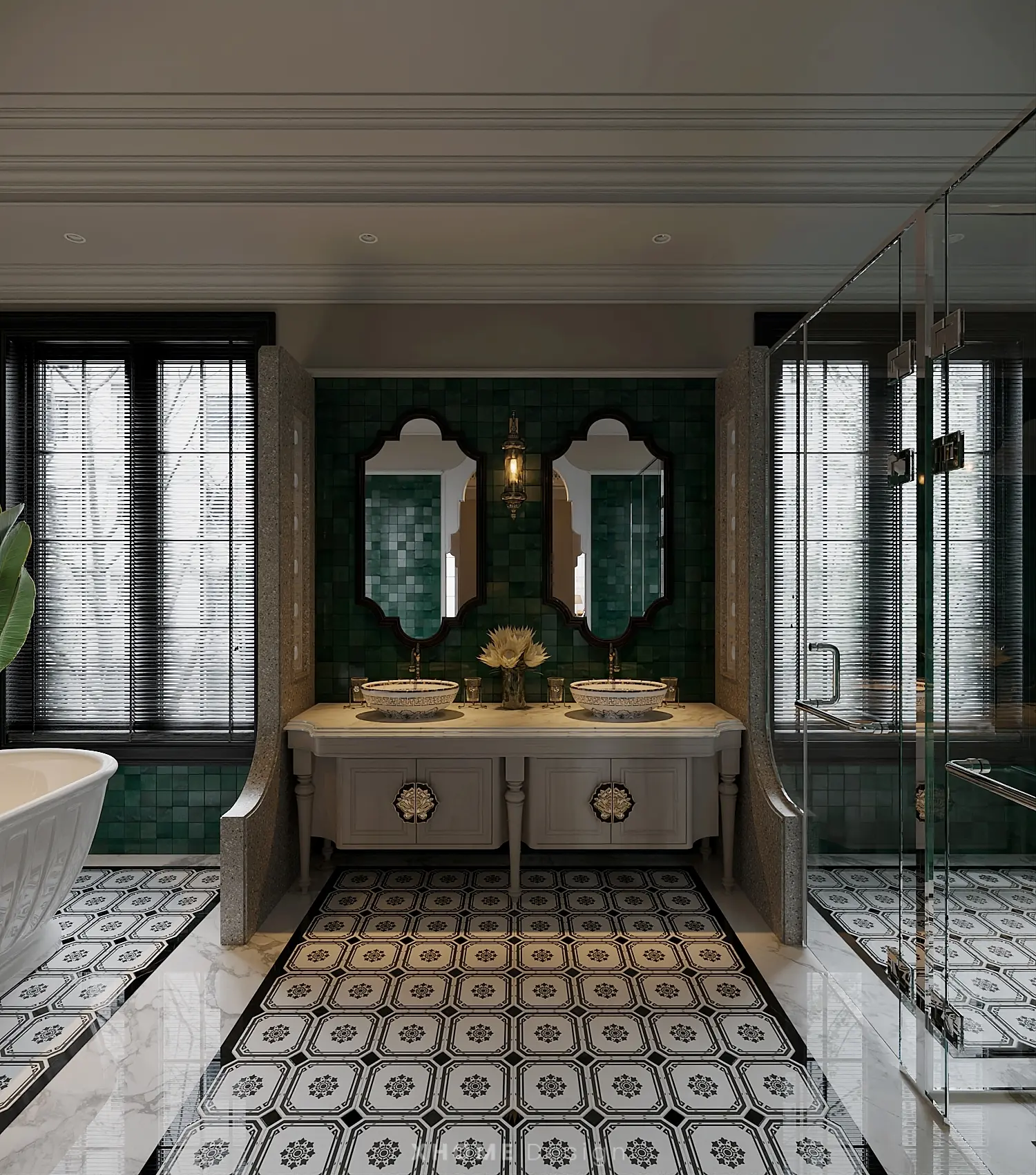 mau thiet ke noi that chung cu phong cach indochine tk17405 24