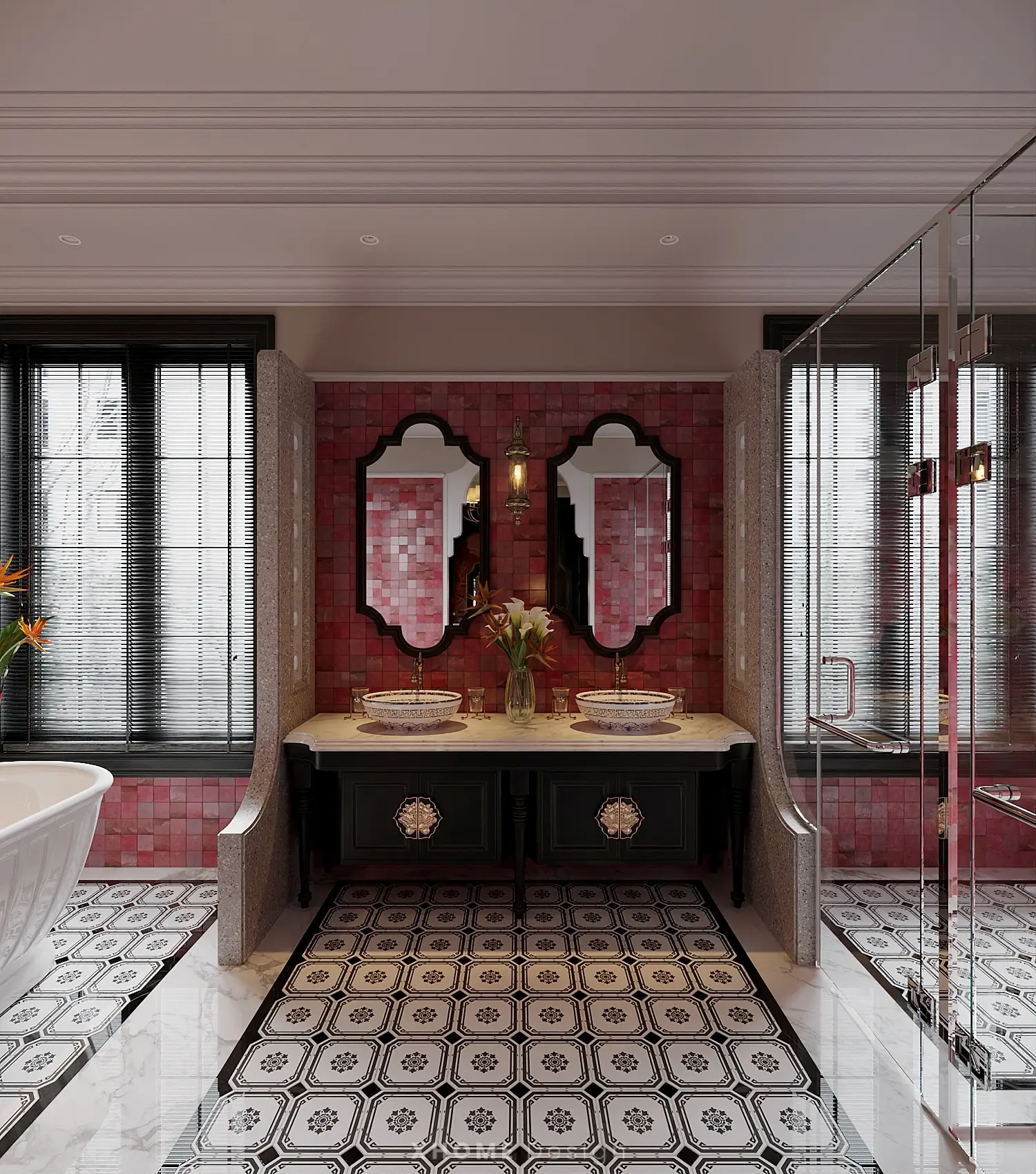 mau thiet ke noi that chung cu phong cach indochine tk17405 32