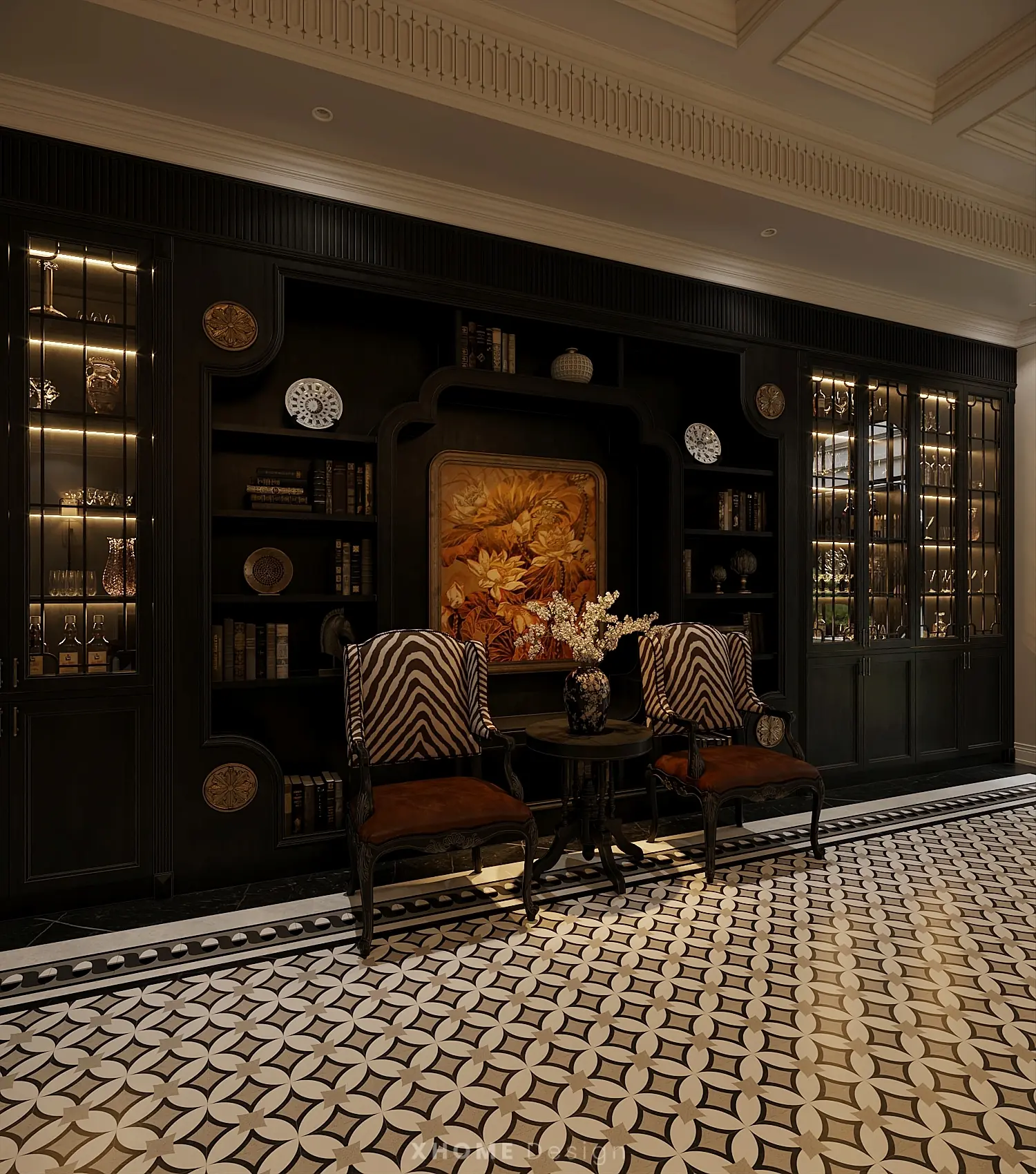 mau thiet ke noi that chung cu phong cach indochine tk17405 34