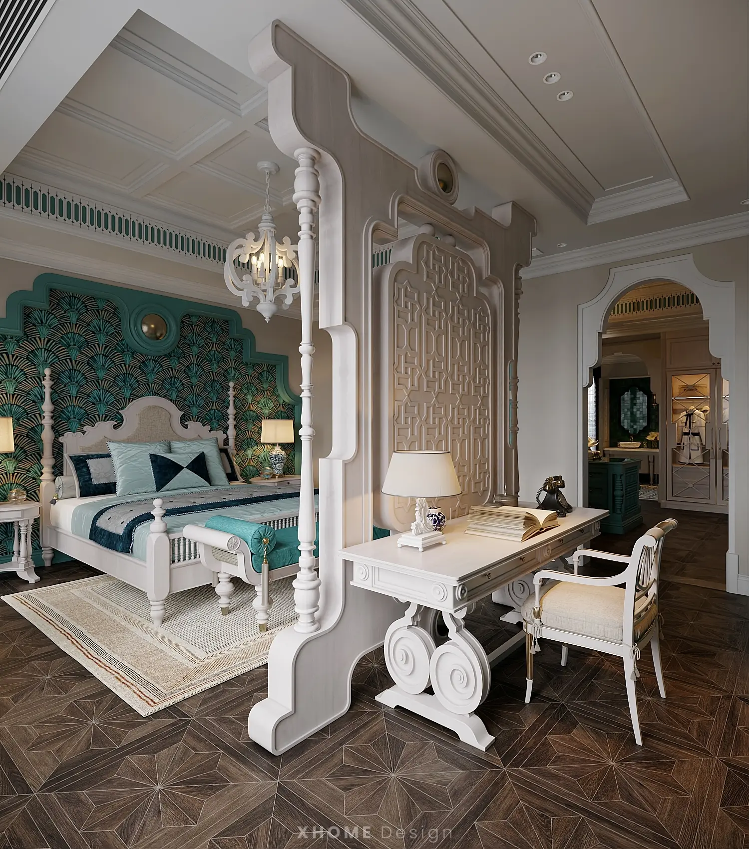 mau thiet ke noi that chung cu phong cach indochine tk17405 44