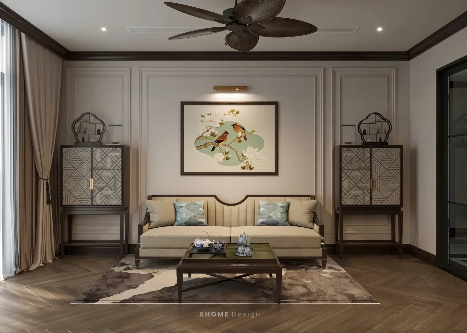 mau thiet ke noi that chung cu phong cach indochine tk18214 11