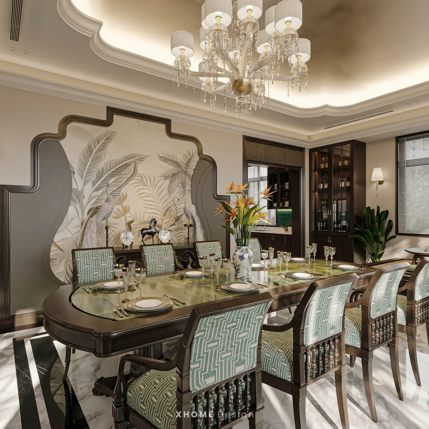 mau thiet ke noi that chung cu phong cach indochine tk18214 13