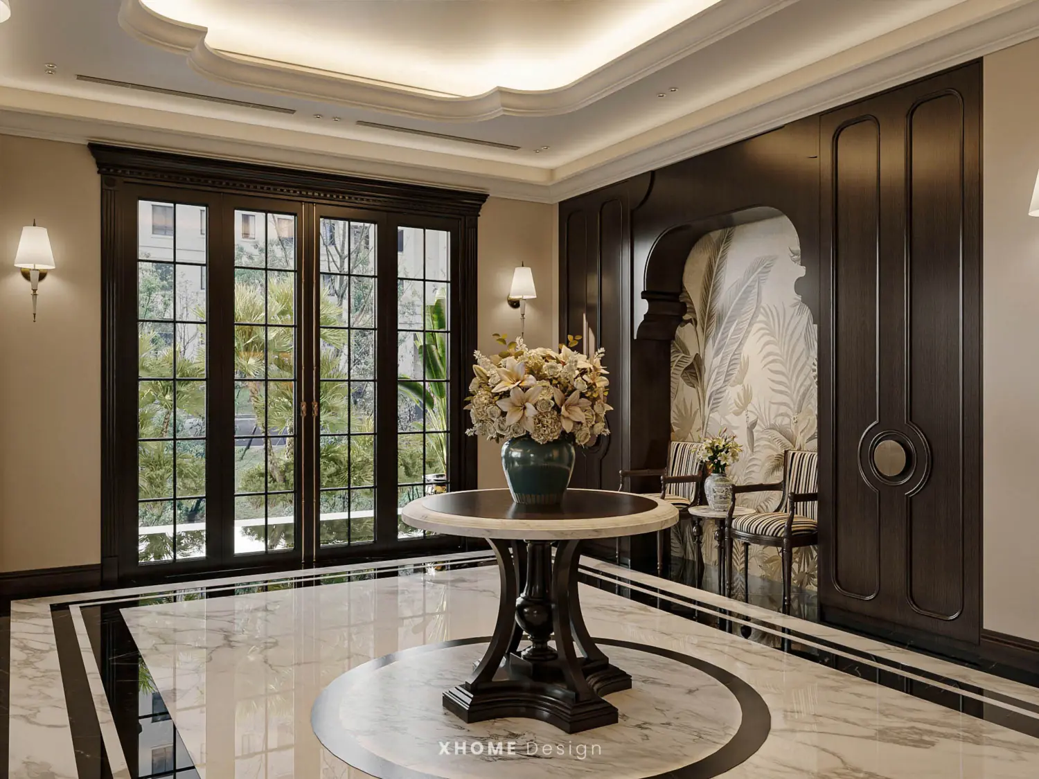 mau thiet ke noi that chung cu phong cach indochine tk18214 15