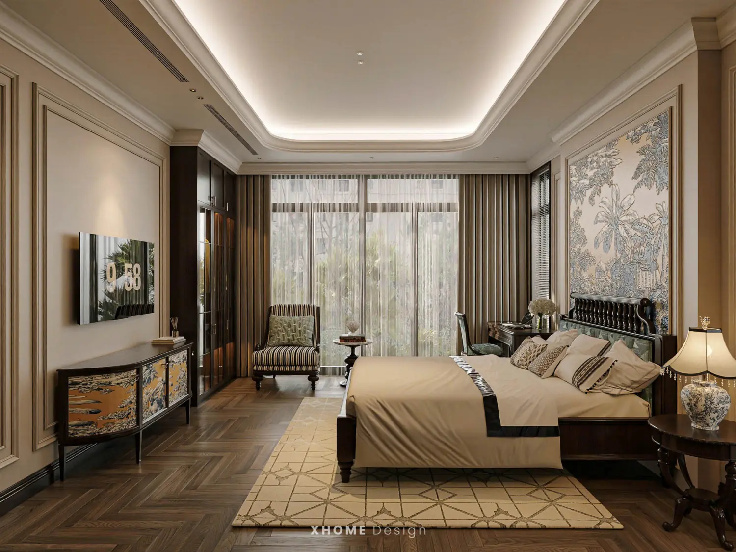 mau thiet ke noi that chung cu phong cach indochine tk18214 22