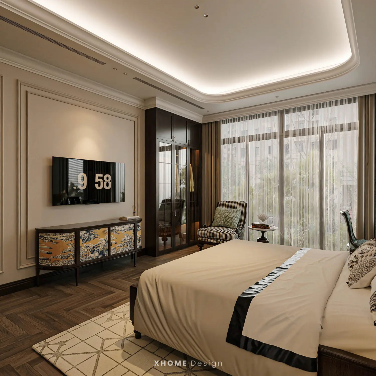 mau thiet ke noi that chung cu phong cach indochine tk18214 25