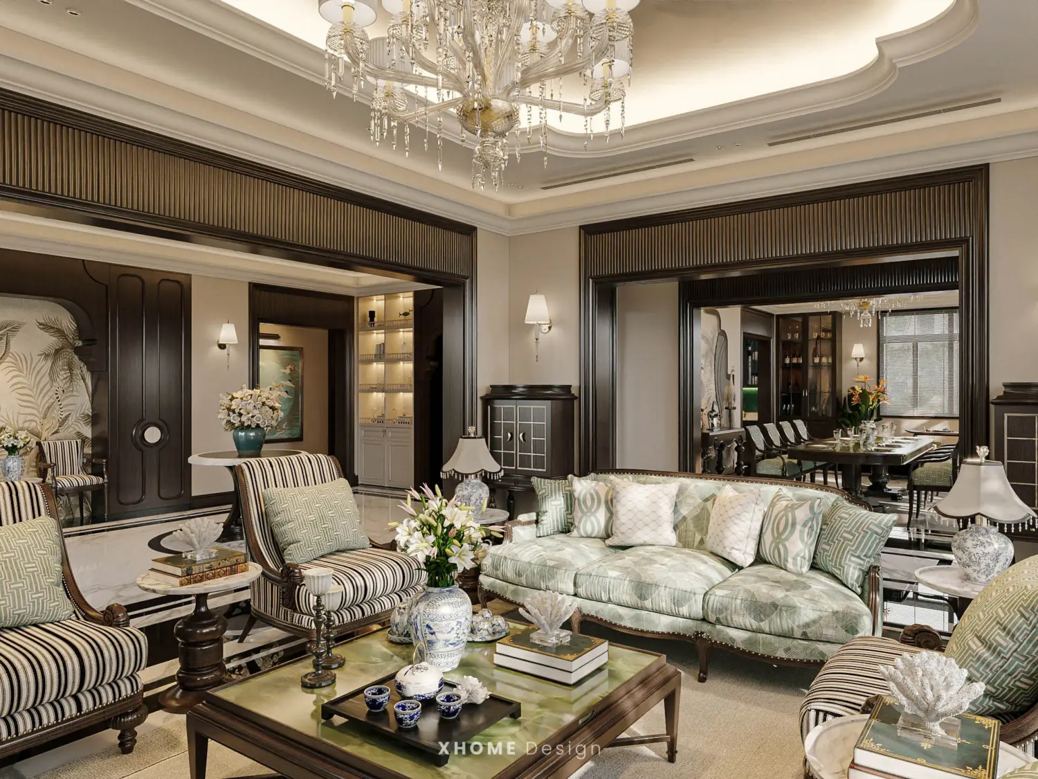 mau thiet ke noi that chung cu phong cach indochine tk18214 32