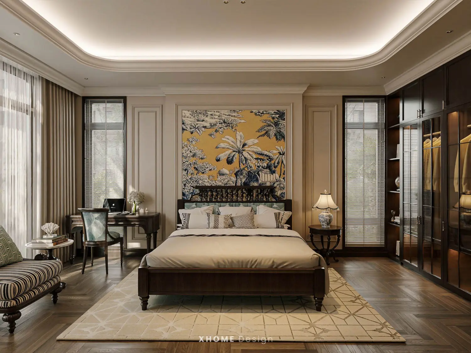 mau thiet ke noi that chung cu phong cach indochine tk18214 35