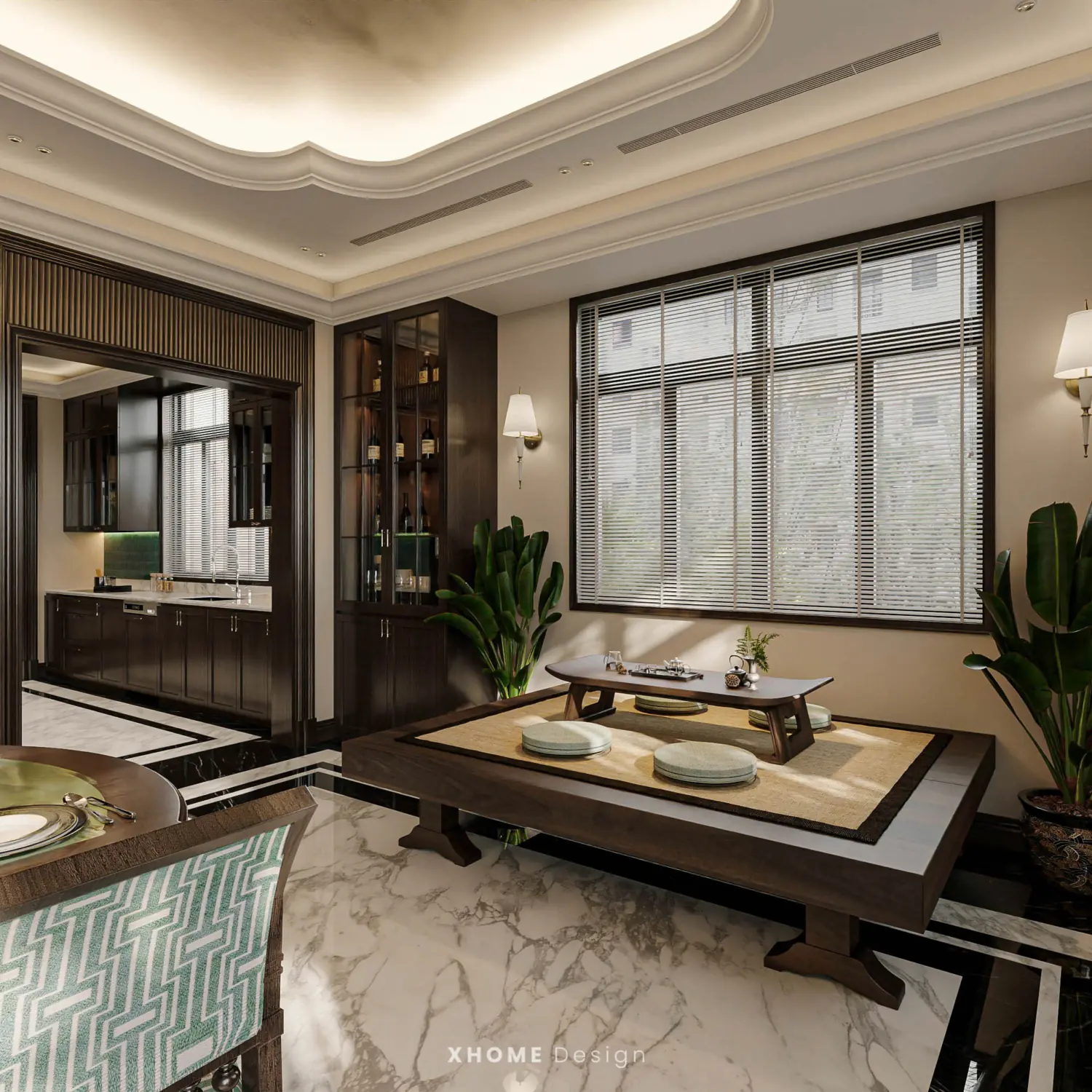 mau thiet ke noi that chung cu phong cach indochine tk18214 36