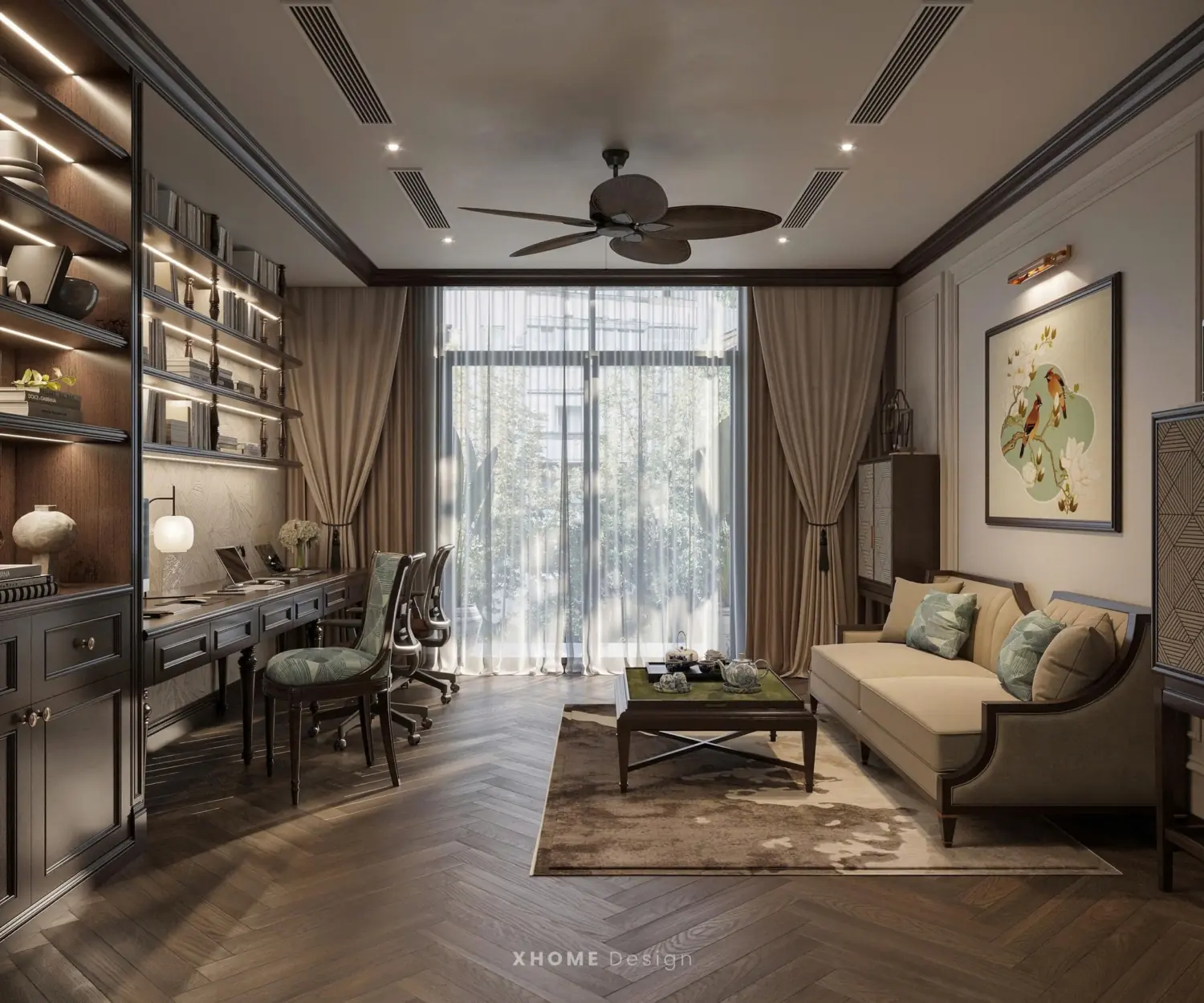 mau thiet ke noi that chung cu phong cach indochine tk18214 39