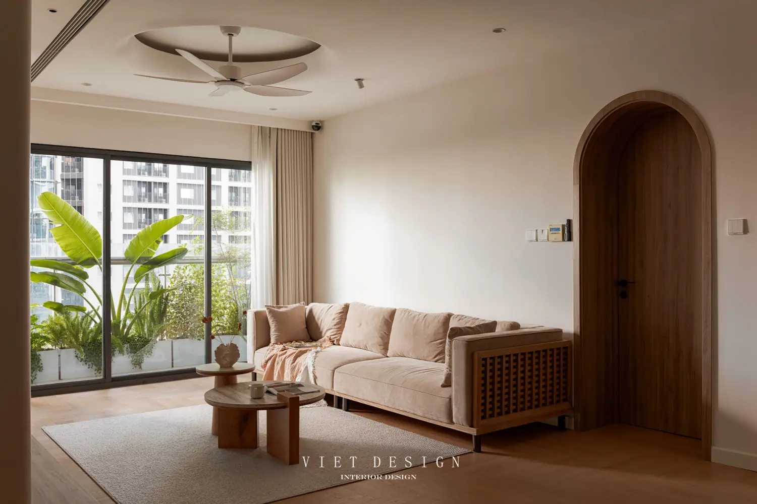 mau thiet ke noi that chung cu phong cach japandi wabi sabi toi gian a dong tk16547