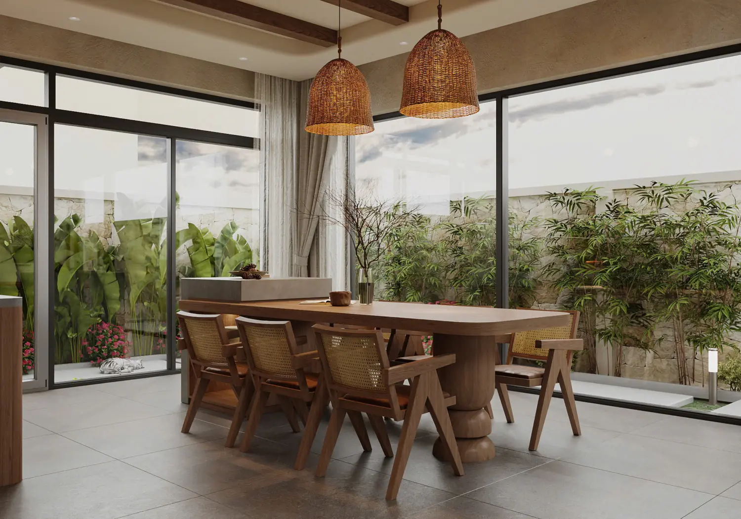 mau thiet ke noi that chung cu phong cach japandi wabi sabi toi gian a dong tk18265 11