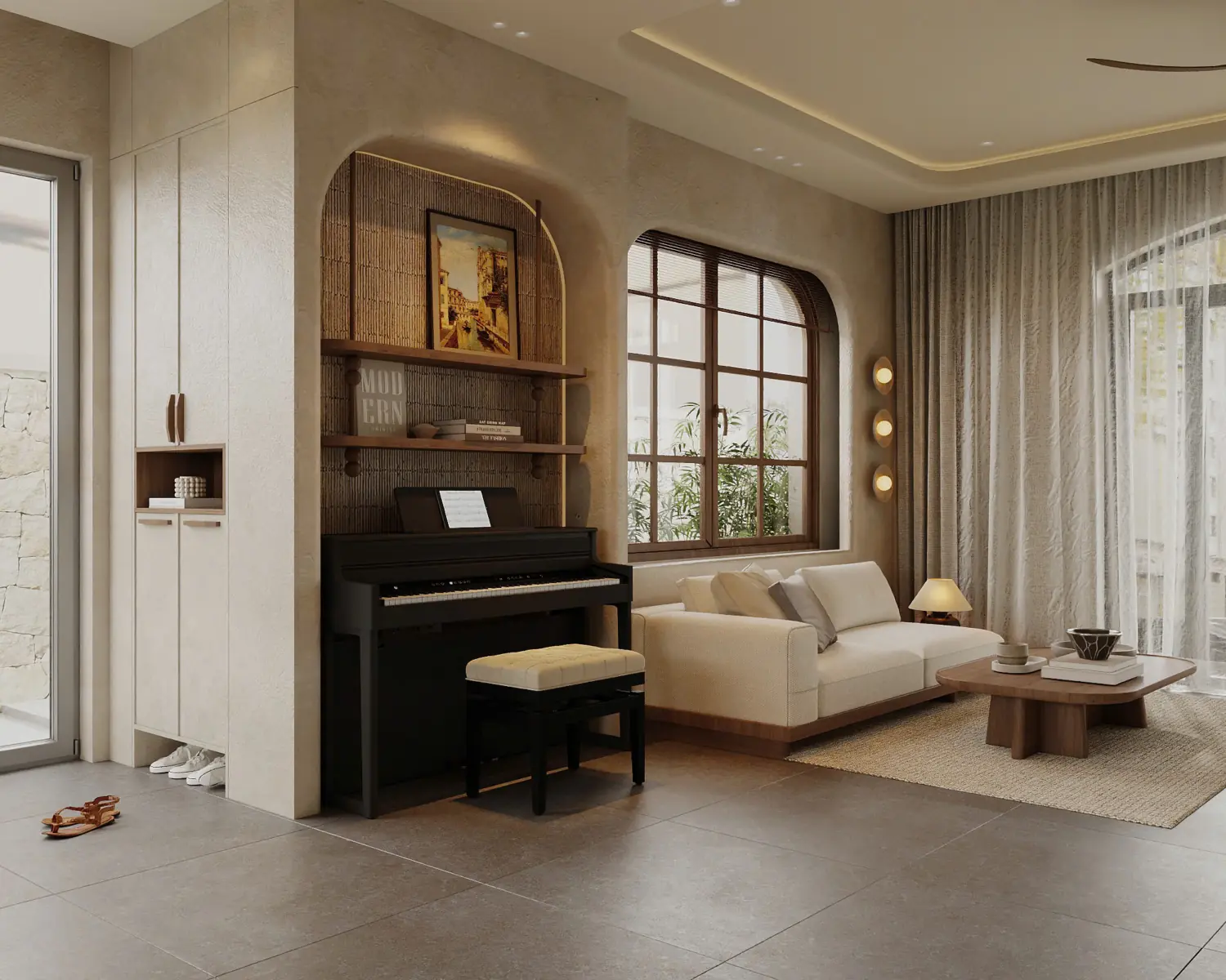 mau thiet ke noi that chung cu phong cach japandi wabi sabi toi gian a dong tk18265 3