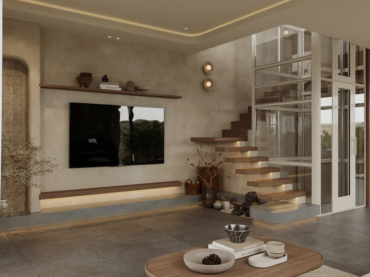 mau thiet ke noi that chung cu phong cach japandi wabi sabi toi gian a dong tk18265 7