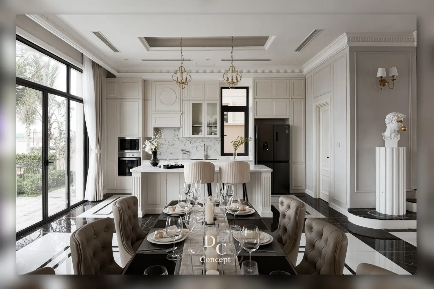 mau thiet ke noi that chung cu phong cach tan co dien sang trong tk17629 84