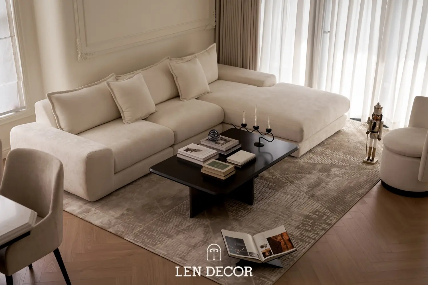 mau thiet ke noi that chung cu phong cach tan co dien tk18196 7