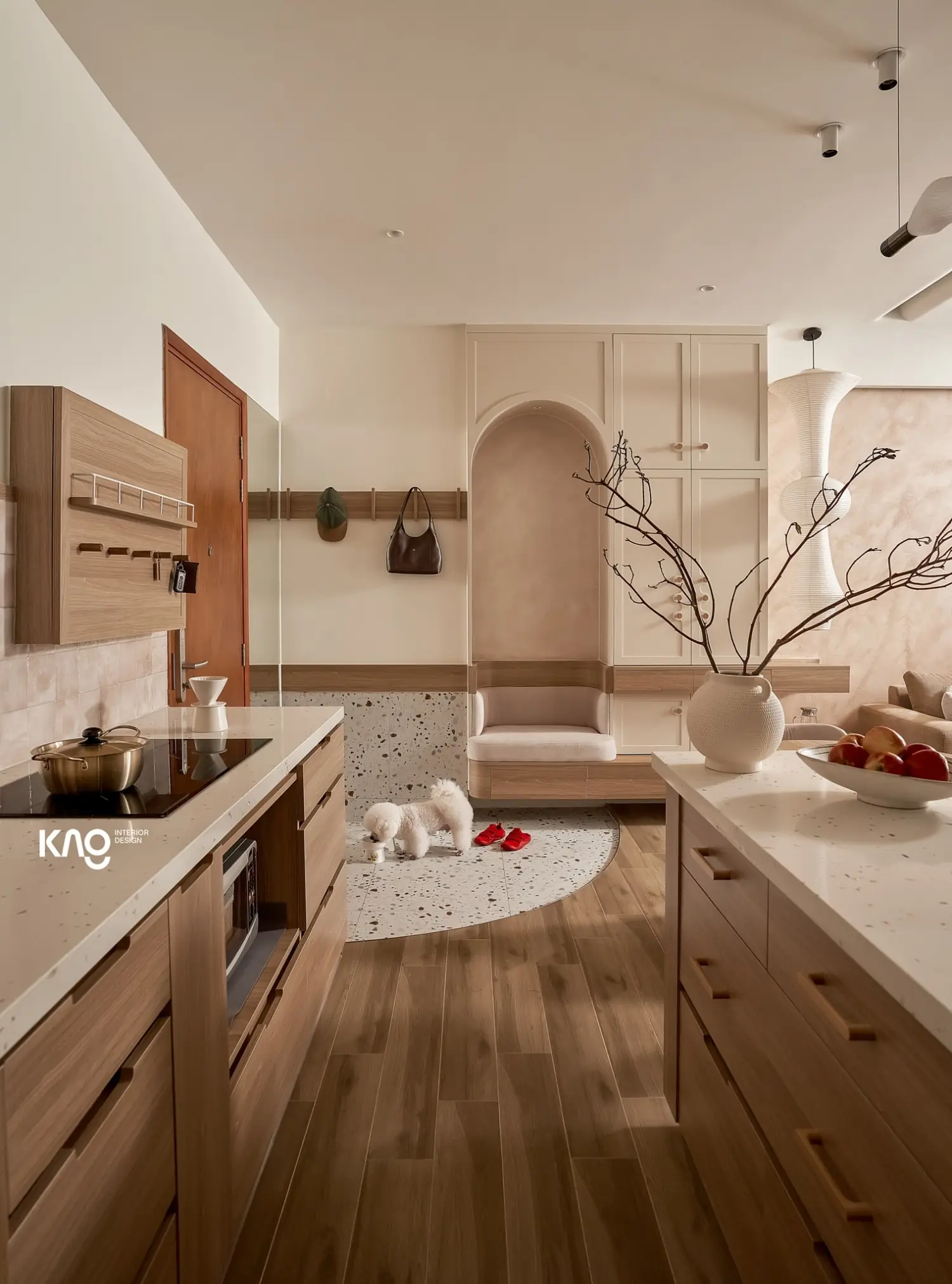 Mẫu thiết kế nội thất chung cư phong cách Wabi Sabi - TK17835 4 mau thiet ke noi that chung cu phong cach wabi sabi tk17835 14