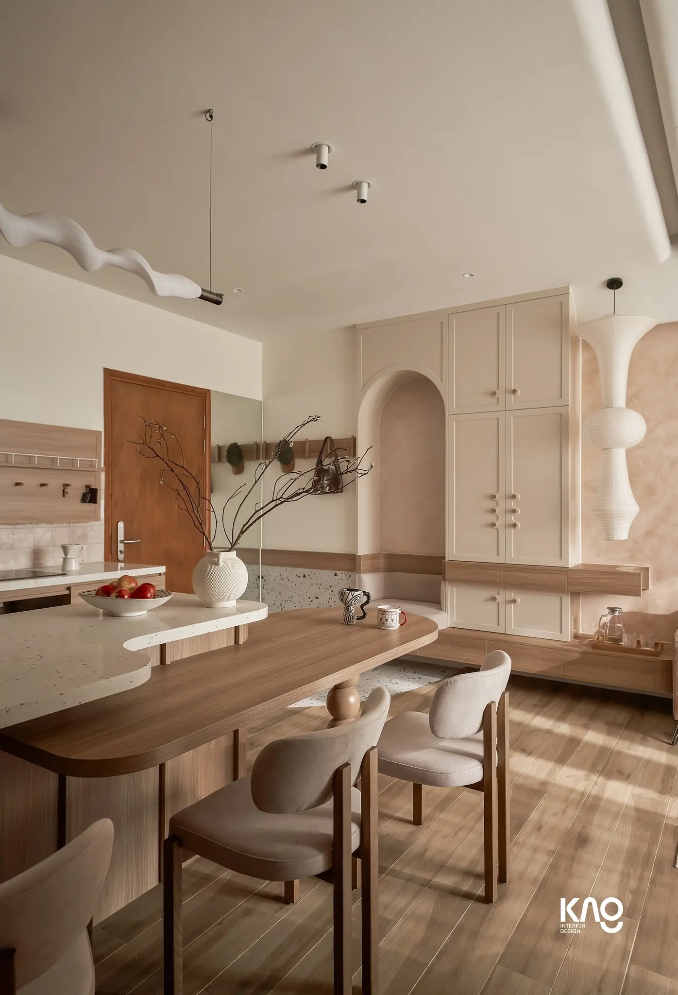 Mẫu thiết kế nội thất chung cư phong cách Wabi Sabi - TK17835 8 mau thiet ke noi that chung cu phong cach wabi sabi tk17835 15