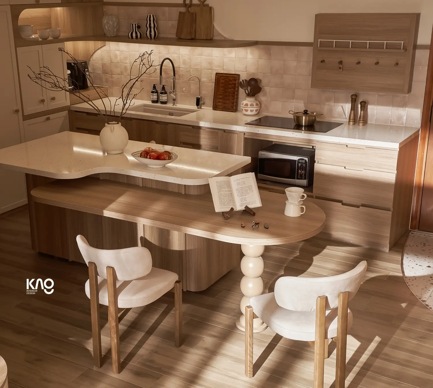 Mẫu thiết kế nội thất chung cư phong cách Wabi Sabi - TK17835 7 mau thiet ke noi that chung cu phong cach wabi sabi tk17835 16