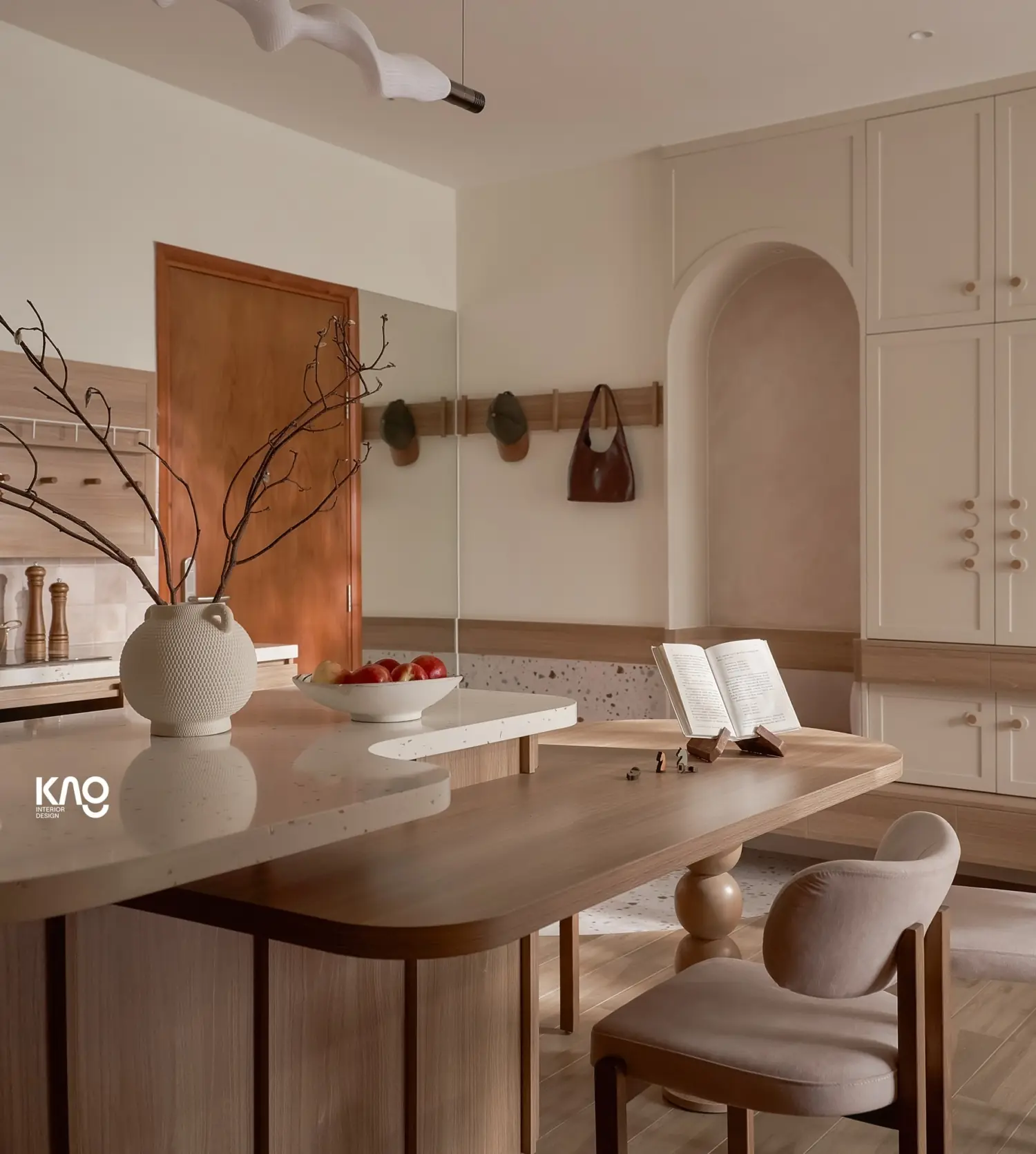 Mẫu thiết kế nội thất chung cư phong cách Wabi Sabi - TK17835 9 mau thiet ke noi that chung cu phong cach wabi sabi tk17835 7