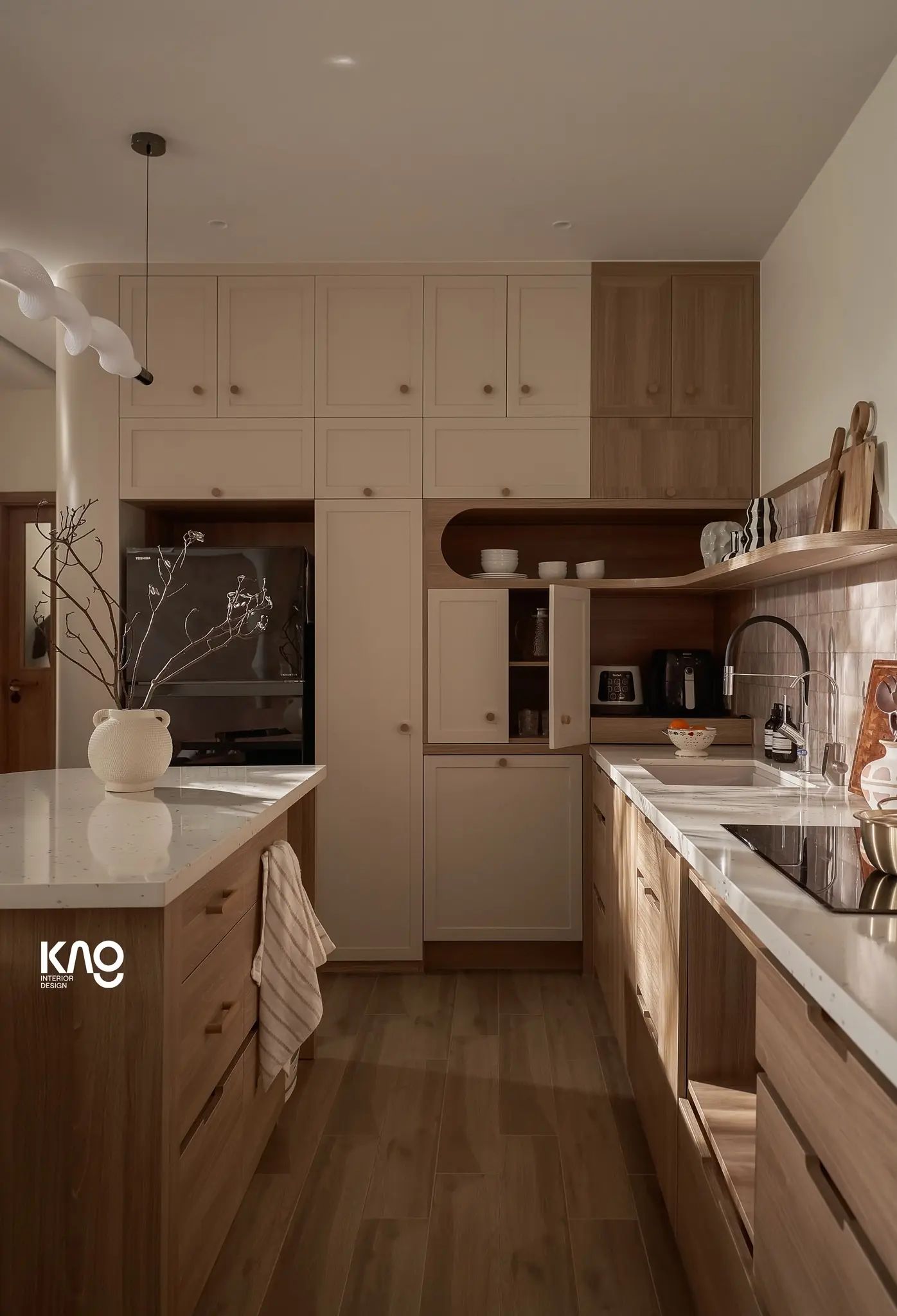 Mẫu thiết kế nội thất chung cư phong cách Wabi Sabi - TK17835 11 mau thiet ke noi that chung cu phong cach wabi sabi tk17835 8