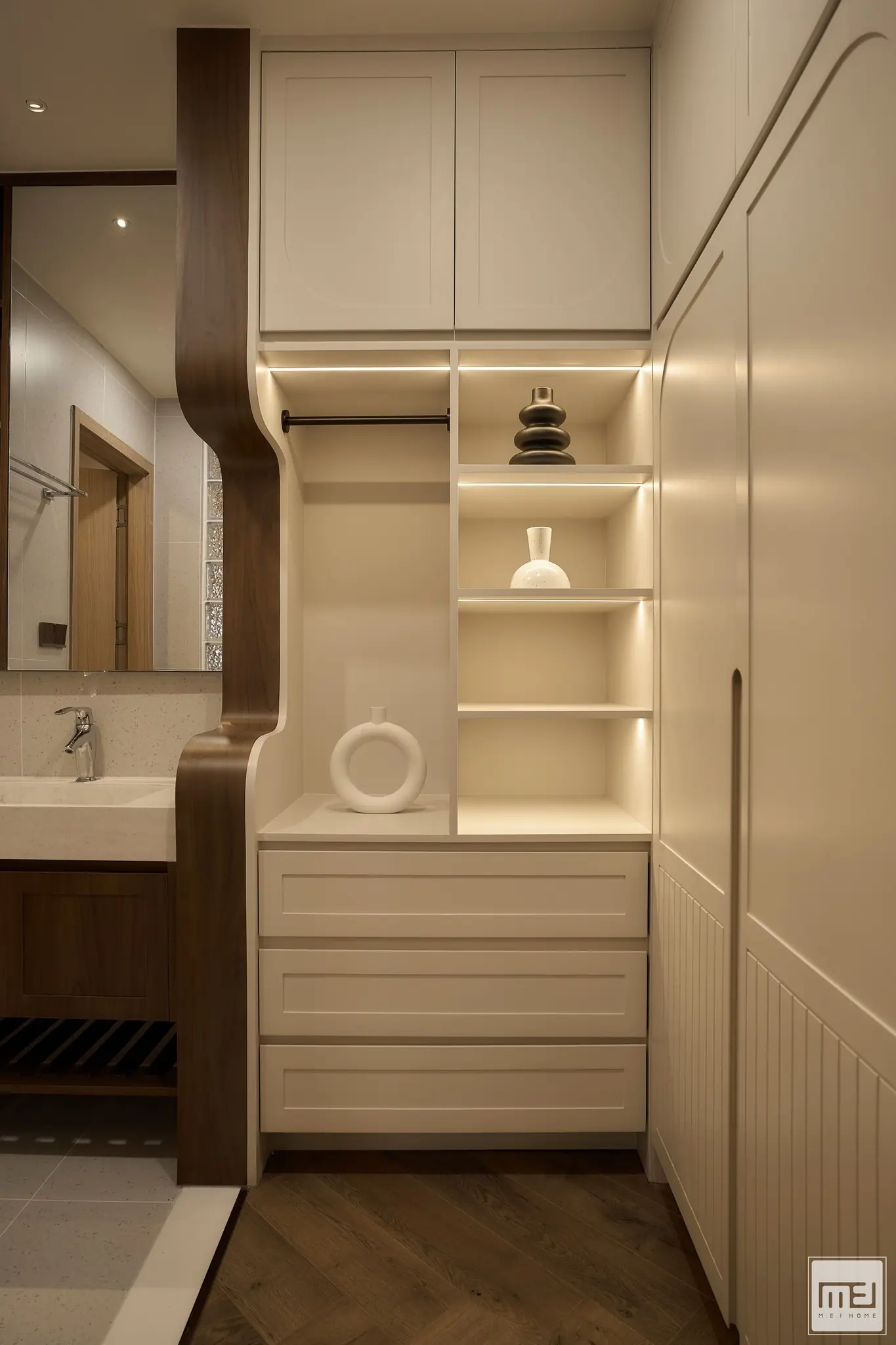 Thiết kế nội thất chung cư phong cách Á Đông - TK16113 18 thiet ke noi that chung cu phong cach a dong tk16113 12