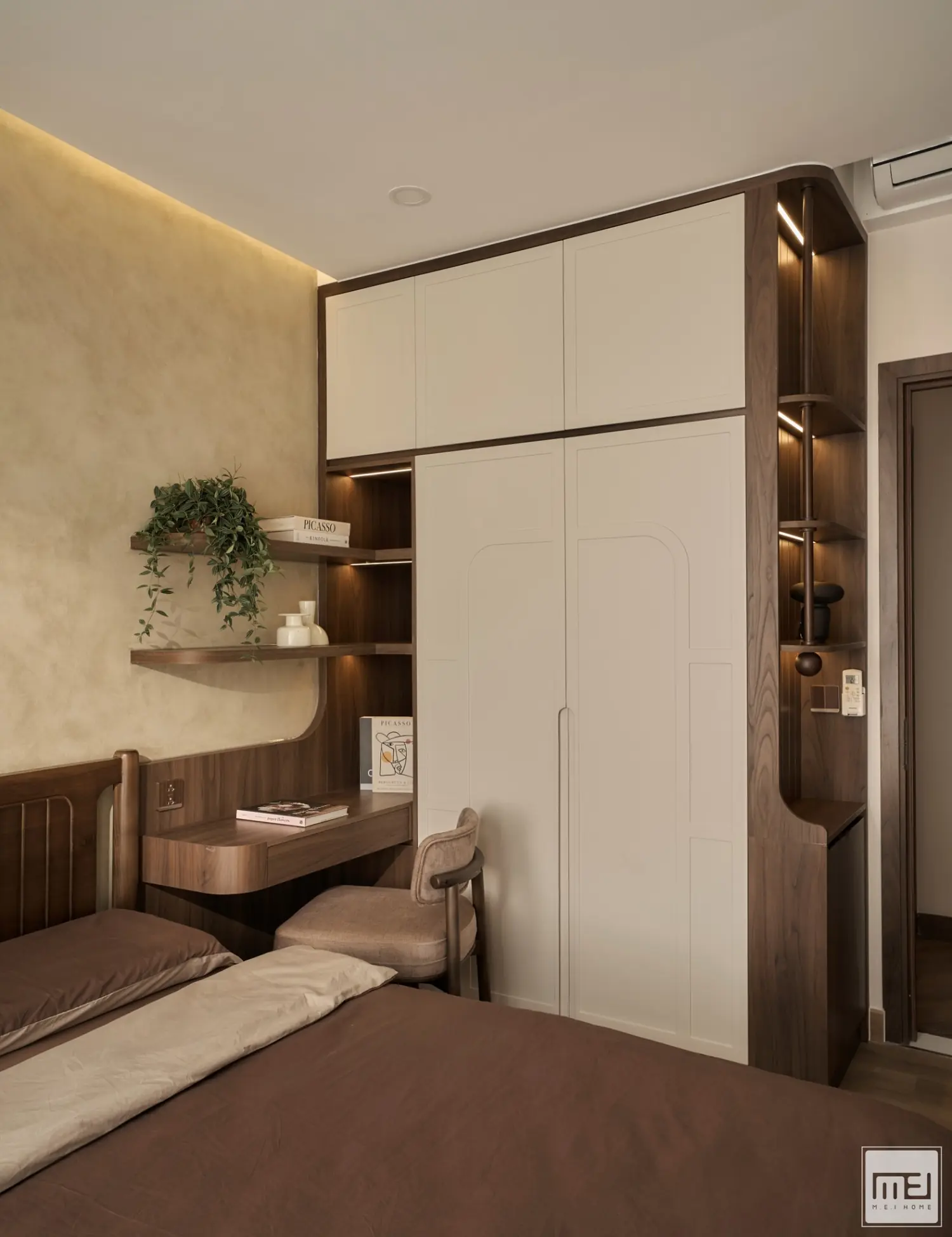 Thiết kế nội thất chung cư phong cách Á Đông - TK16113 14 thiet ke noi that chung cu phong cach a dong tk16113 14