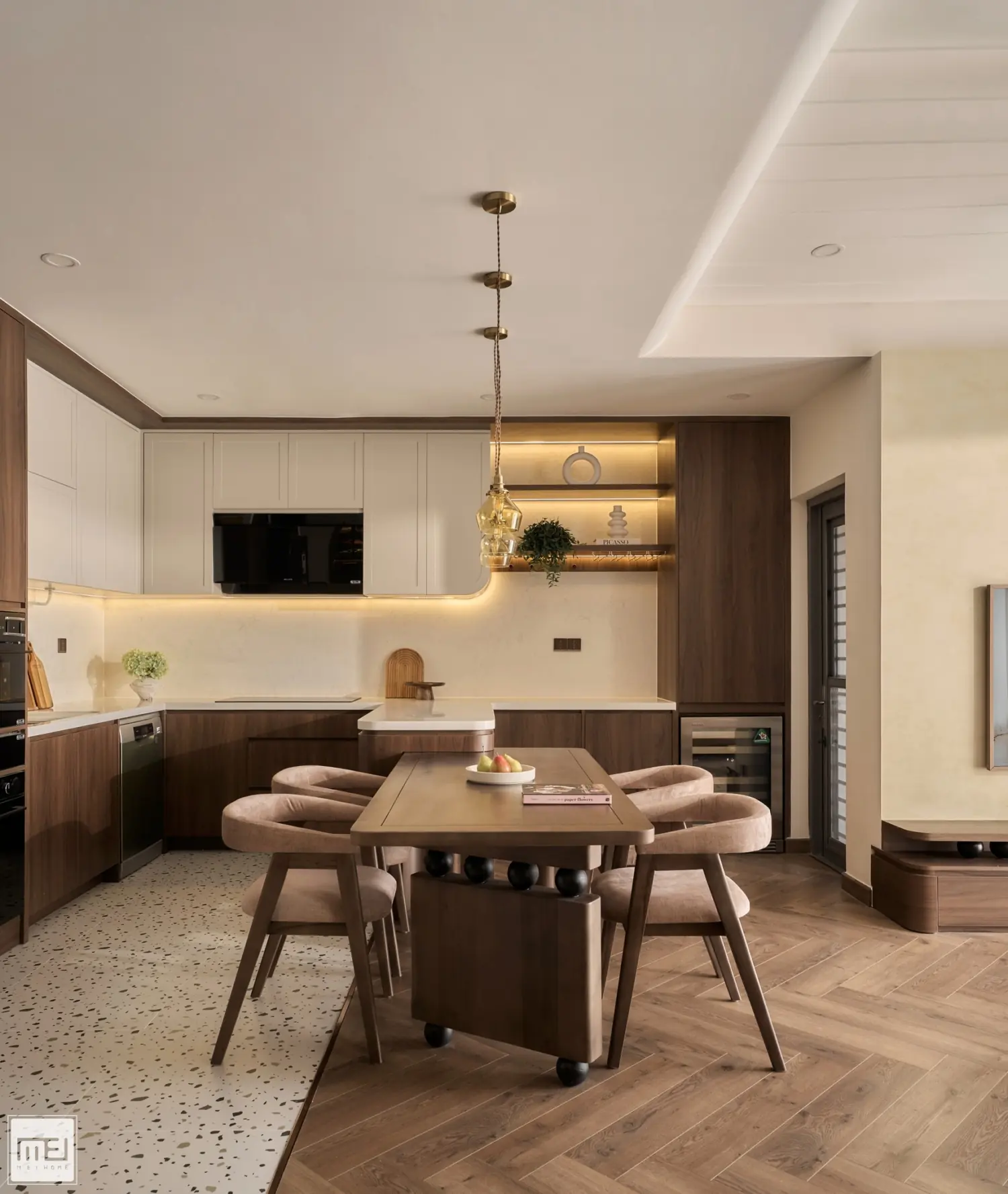 Thiết kế nội thất chung cư phong cách Á Đông - TK16113 6 thiet ke noi that chung cu phong cach a dong tk16113 17