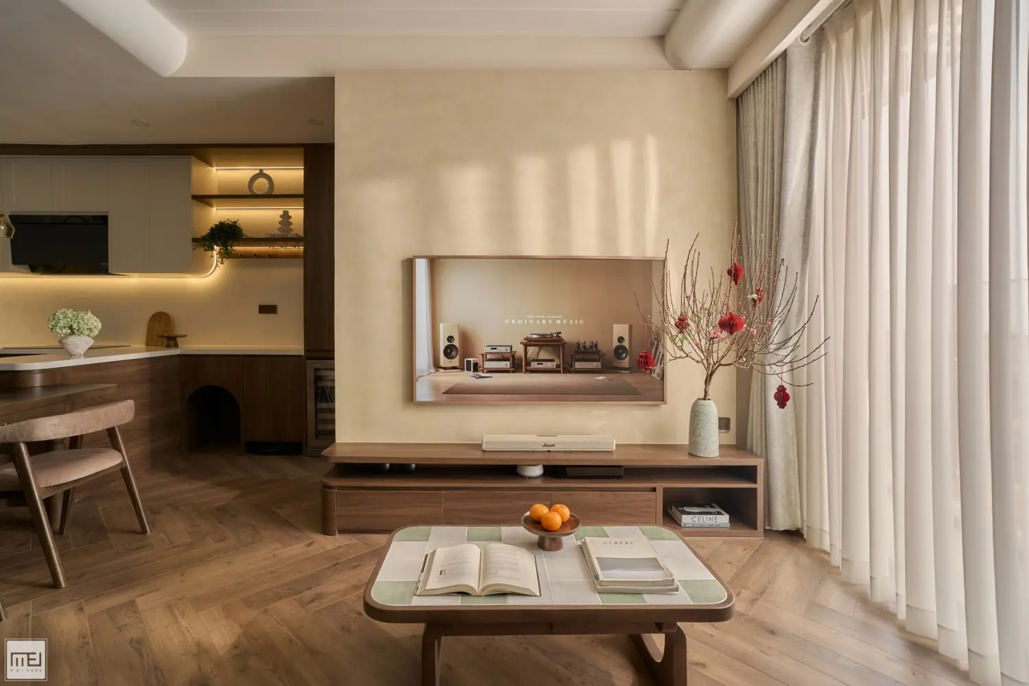 Thiết kế nội thất chung cư phong cách Á Đông - TK16113 7 thiet ke noi that chung cu phong cach a dong tk16113 18