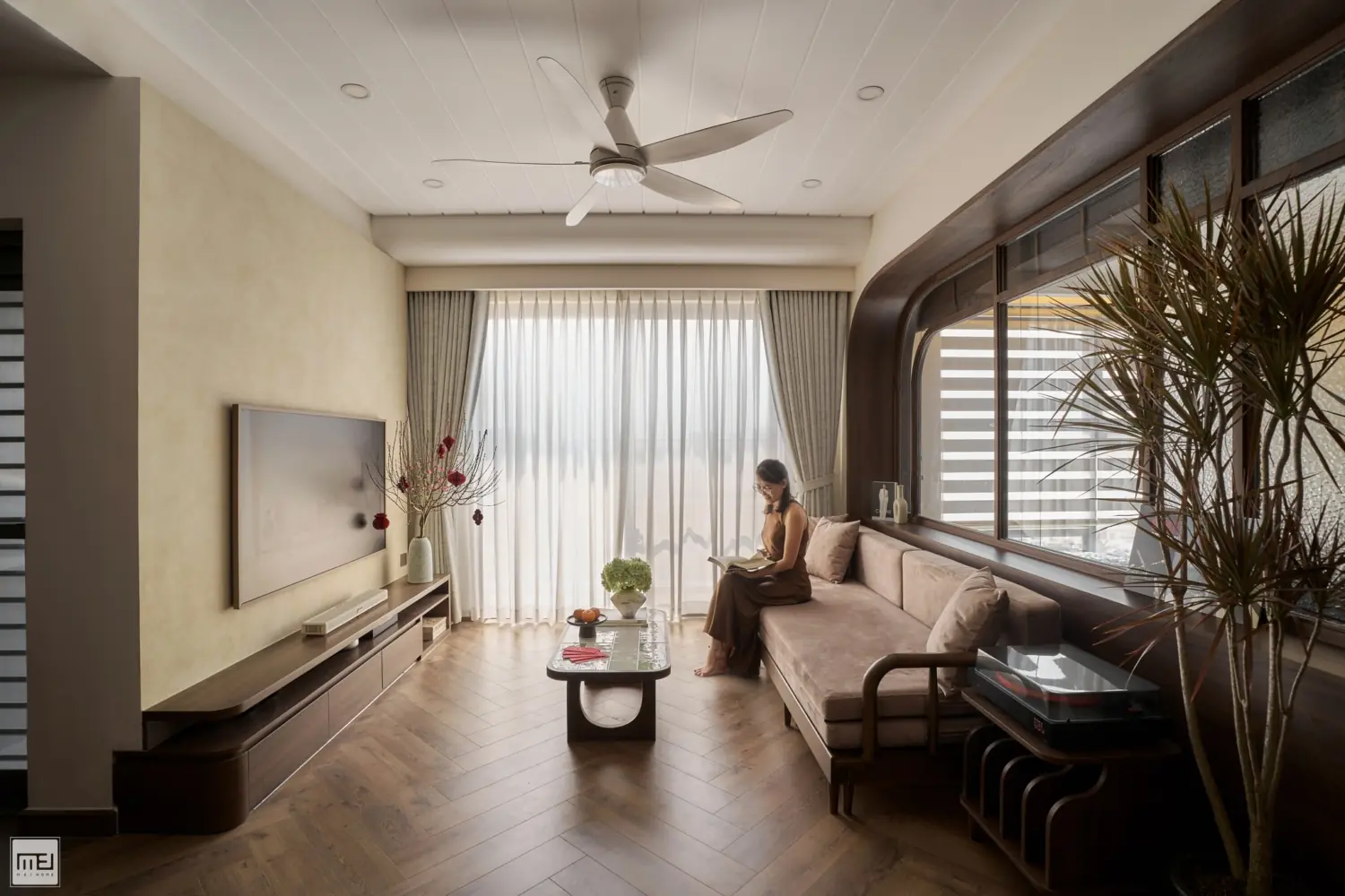 Thiết kế nội thất chung cư phong cách Á Đông - TK16113 8 thiet ke noi that chung cu phong cach a dong tk16113 25