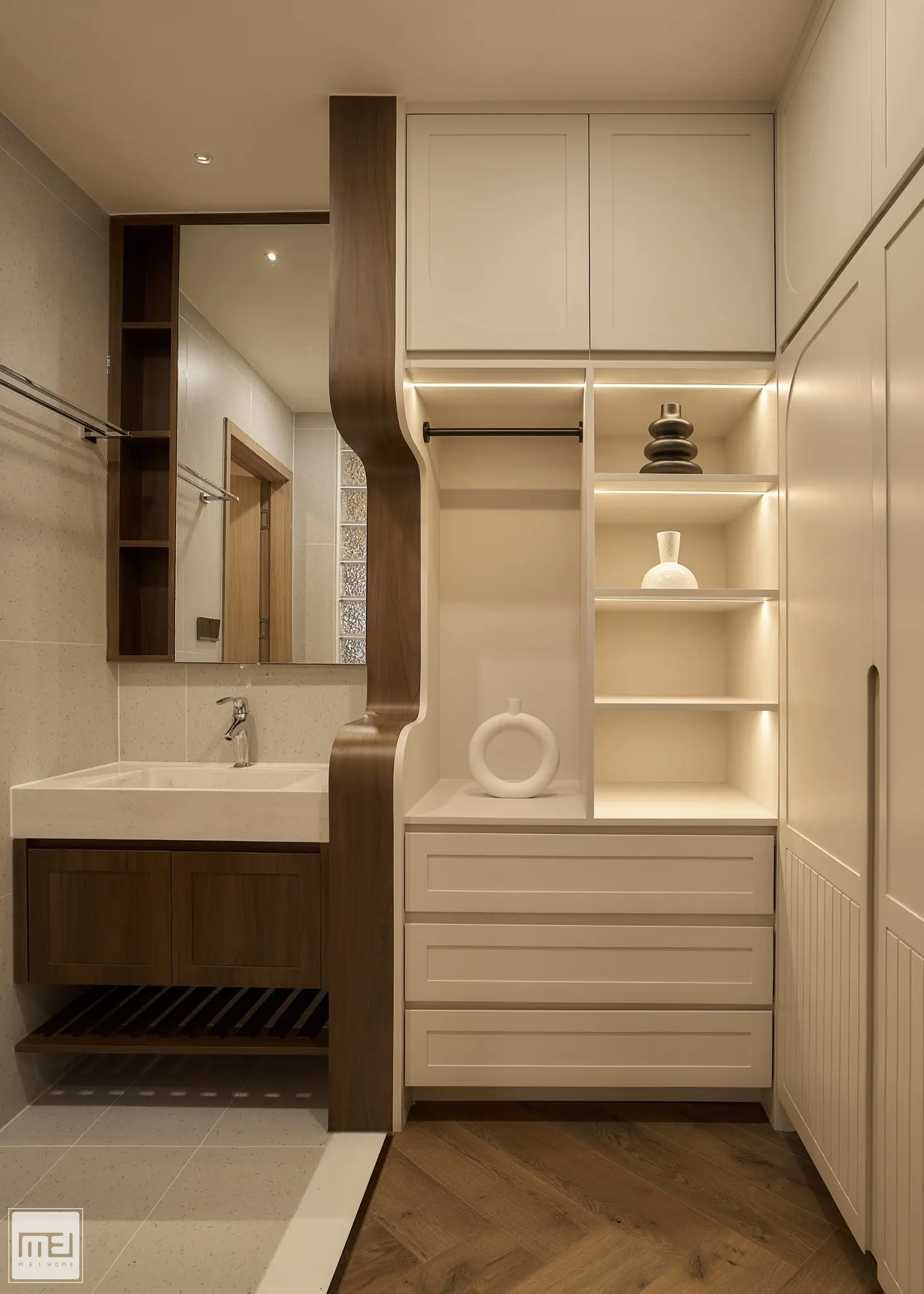 Thiết kế nội thất chung cư phong cách Á Đông - TK16113 27 thiet ke noi that chung cu phong cach a dong tk16113 28