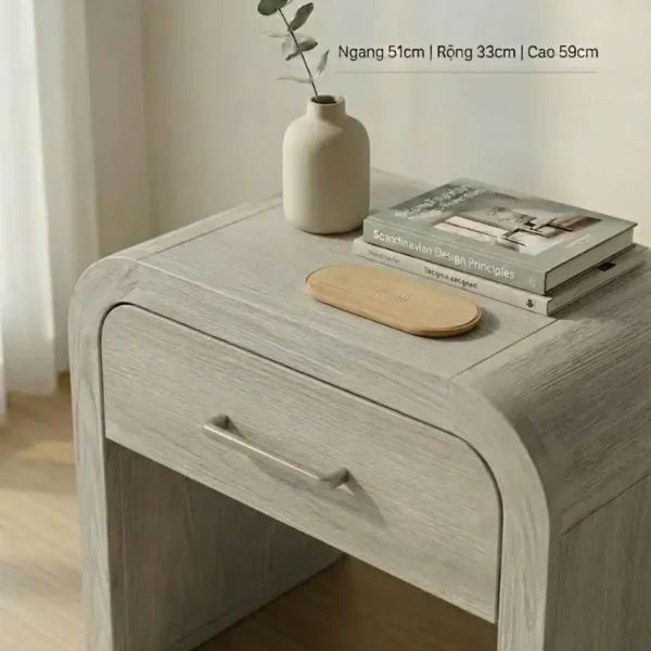 Tủ tab đầu giường gỗ thiết kế uốn cong hiện đại - Sp17994 6 tu tab dau giuong go thiet ke uon cong hien dai sp17994 3