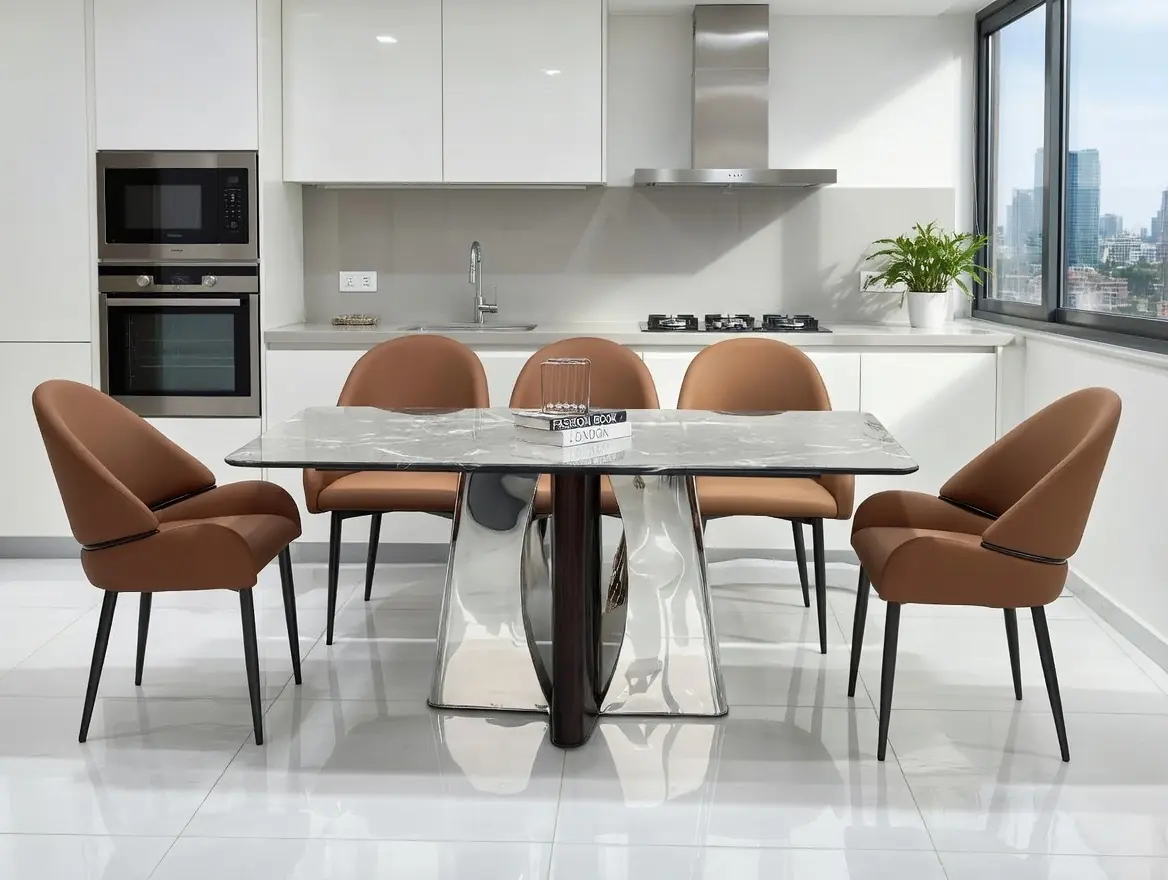 ban an mat da vi tinh the chan inox ghe da nhap khau cao cap sp18862 2